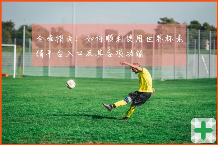 全面指南:如何顺利使用世界杯竞猜平台入口及其各项功能