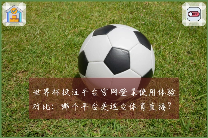 世界杯投注平台官网登录使用体验对比：哪个平台更适合体育直播？